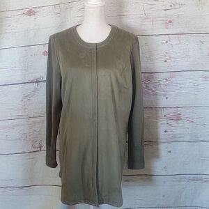 H by Halston Zip Front Jacket Size 16